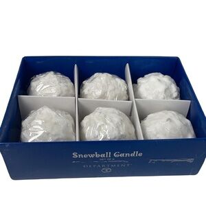 Dept 56 Snowball Candles Set of Six